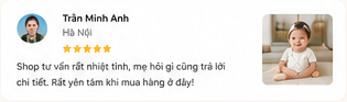 Thẻ đánh giá mẫu 2 từ ảnh thiết kế — chưa phải đánh giá đã xác minh